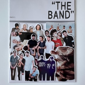 Pack de 3 à 8 autocollants inspirés de l'année 1975, Matty Healy, produits dérivés du groupe, Ross MacDonald, Adam Hann, George Daniel