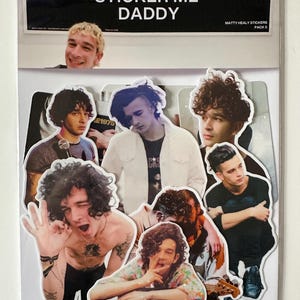 The 1975 Matty Healy Sticker Pack 5 – Band Merch, Fan Art, Album Artwork Stickers