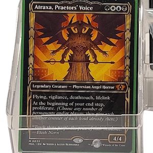 MTG EDH Deck- Infect/Proliferate Deck - Atraxa, Praetor's Voyage - 100 Card Kommandant - Deck, Token Deck Box und Würfel inklusive - Echte Karten