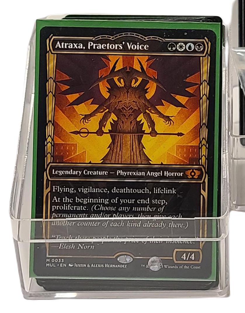Amazon.co.jp: MTG Atraxa Deck Box Sleeves, Set of 2 : Office Products