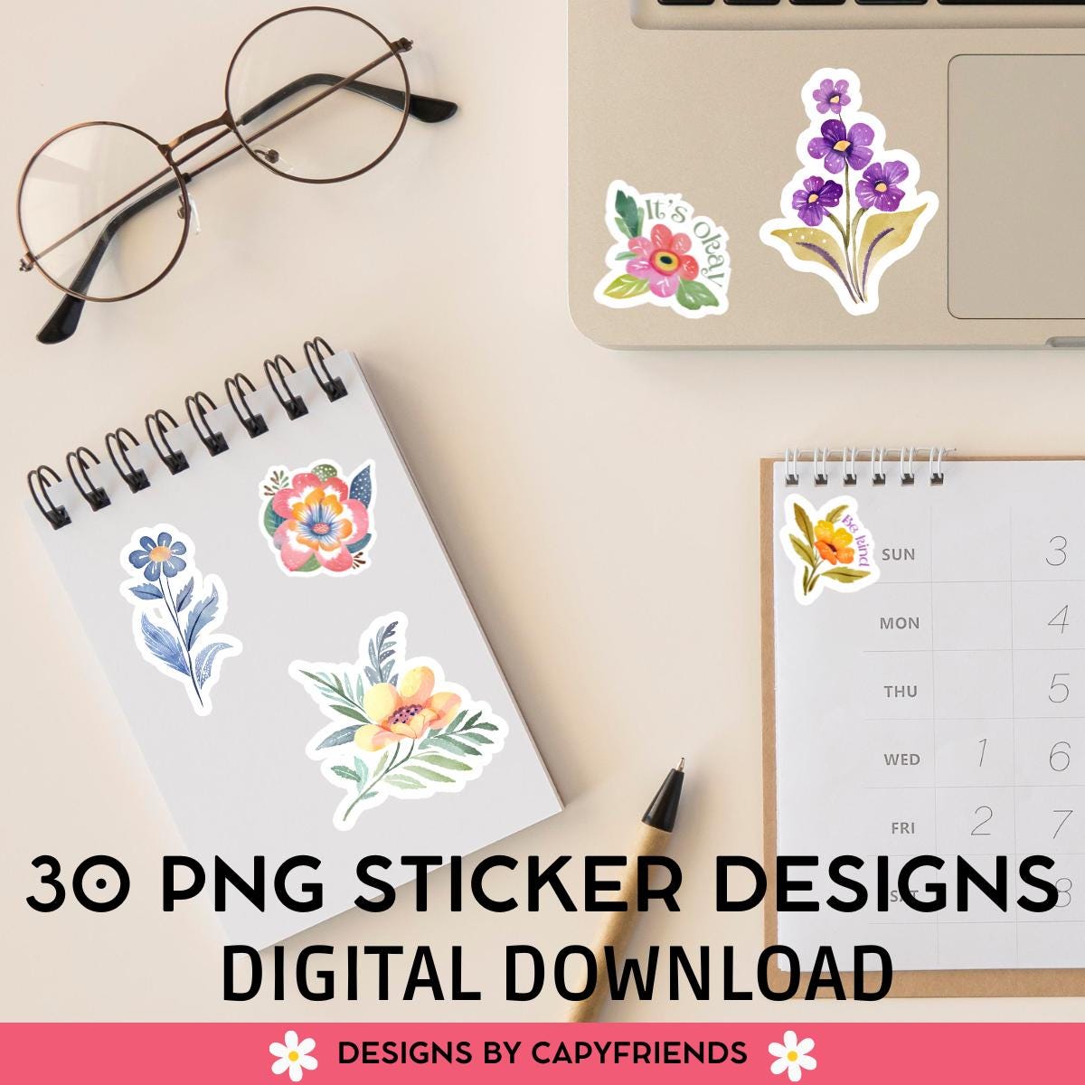 Cute Floral Printable Stickers Png Inspirational Sticker Png Print cute-floral-printable-stickers-png-inspirational-sticker-png-print