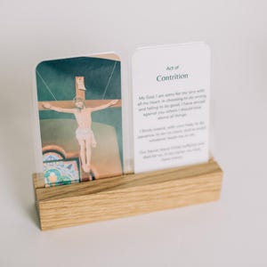 Prayer Card - Jesus Crucified - Act of Contrition - Confession - Reconciliation