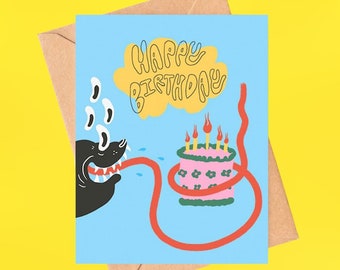 Happy Birthday Card, Happy Birthday Greeting Card, Boyfriend Birthday Card, Girlfriend Birthday Card, Husband Birthday Card, A2Card