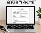 Modern Healthcare Resume Template | Editable Digital Download | Medical Resume for Healthcare Admin, & More