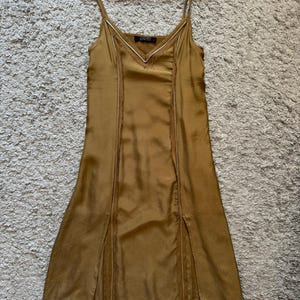 gold chain halter dress Halterneck Maxi while the halter neck main image 1