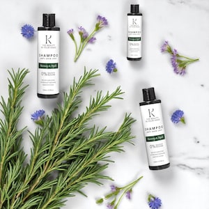 Shampoo al rosmarino: senza solfati, anticaduta, naturale - 200 ml