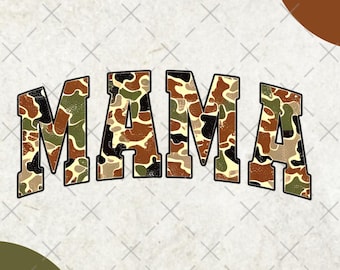 Zestaw Retro Camo Mama PNG, Pakiet Koszula Kamuflażowa Mama PNG, Zestaw Vintage Camo Mama PNG, Sublimacja Old Camo Mama, Projekty Koszulek Na Dzień Matki