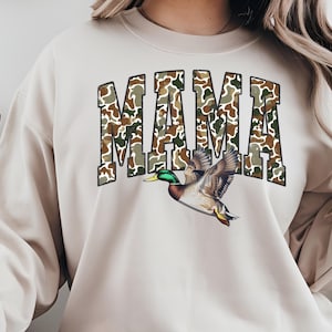 Camo Mama PNG, Mother's Day PNG, Flying Mallard Duck PNG, Duck Hunting Sublimation Design, hunting mom png, digital download image 8