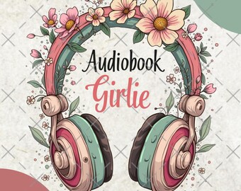 LJUDBOK Girlie PNG, Bokliknande png, Bokliknande clipart, Design för klistermärken, Bokmärken, Skjortor, Libbey-muggar och nyckelringar, Söt konstnärlig design