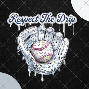 Baseball Drip Png, Game Day Baseball Png, Retro Baseball Png, Ice Cream Drip Png, Respect The Drip Png, Mama Png, Baseball Mom, Digital File