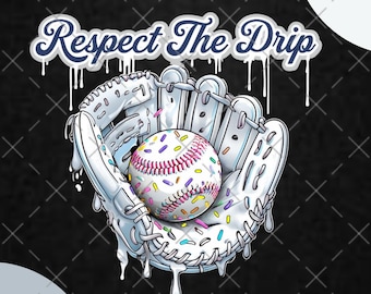 Baseball Drip Png, Spieltag Baseball Png, Retro Baseball Png, Eiscreme Drip Png, Respekt Der Drip Png, Mama Png, Baseball Mama, Digitale Datei