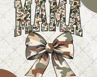 Mama Preppy Duck Camo Camouflage Png, Camouflage Png Mama, Mama kokietka camo bows png, Camo Mama Png, Duck png, Mama Png Sublimacja