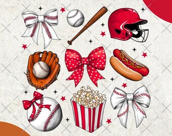 Retro Baseball Coquette Bow Png, Bow Baseball Png Sublimation, Baseball Png, Game Day Baseball Png, Coquette Baseball Png Shirt Design