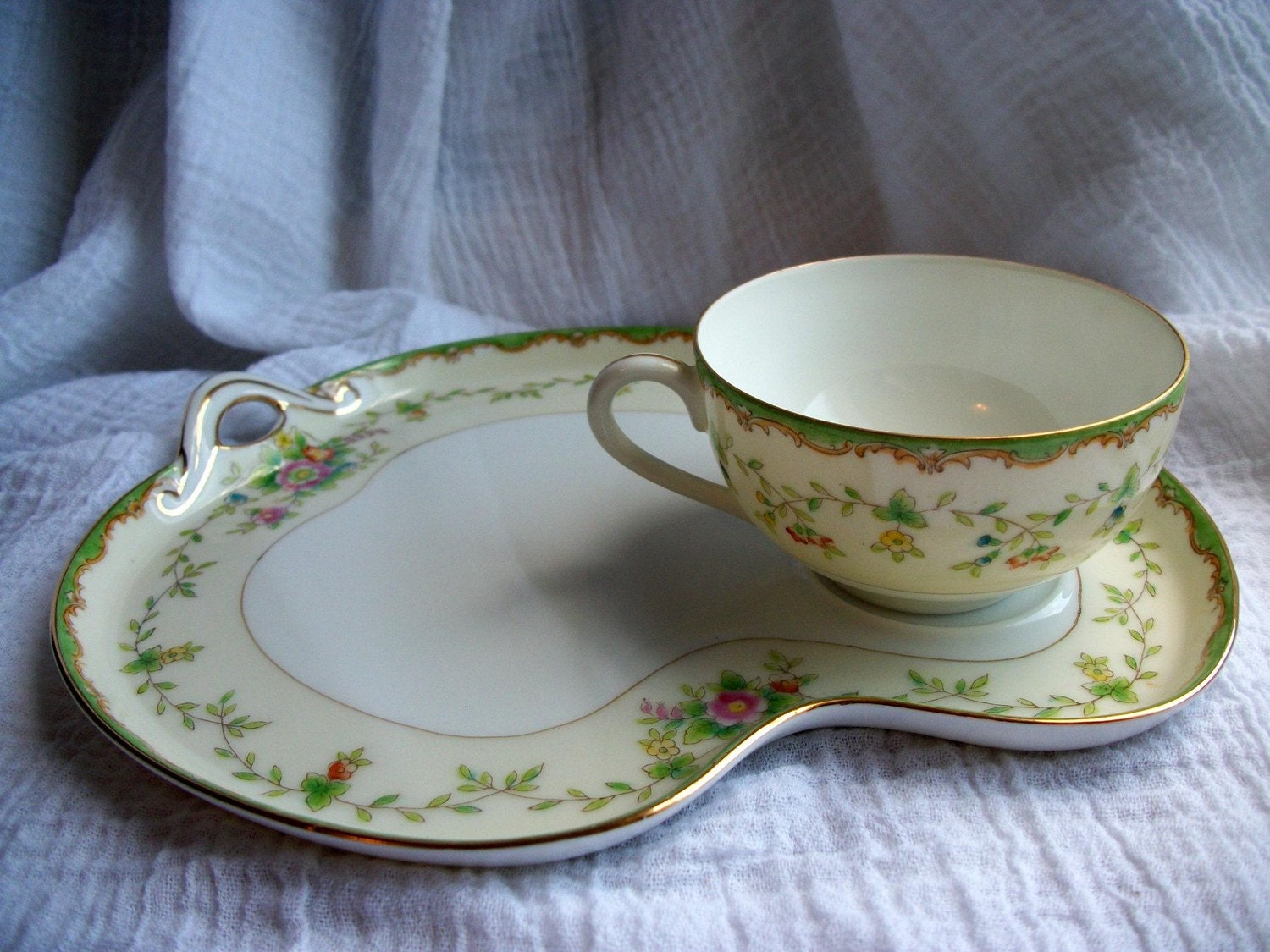 Vintage Noritake made in Japan Handpainted Snack Set Set of Etsy