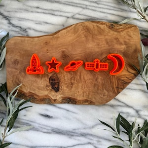 Space Polymer Clay Cutters: Celestial Theme