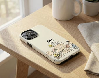 de téléphone portable Peanuts Snoopy Woodstock | Étui de protection résistant