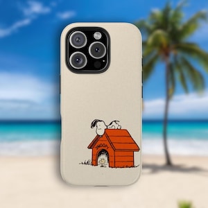 Snoopy Peanuts Cartoon Inspired Tough Phone Cases, Trwałe etui na telefony, Zabawne akcesoria dla zwierząt, Etui na telefon z motywem kreskówki, Uroczy prezent dla miłośników psów