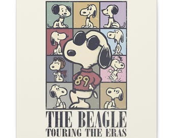 Retro Snoopy Leinwand Kunst, Hunde Liebhaber Geschenk, Haus Büro Dekor