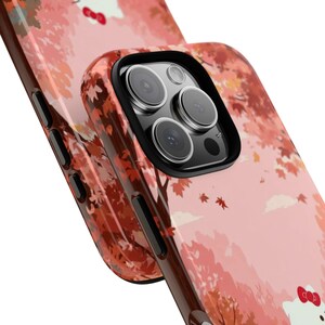 Cute Hello Kitty Fall Picnic Phone Case, 3D Wrap image 5