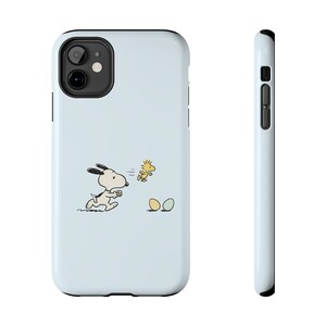 Snoopy and Woodstock Chase Phone Case | Cute Peanuts Cartoon