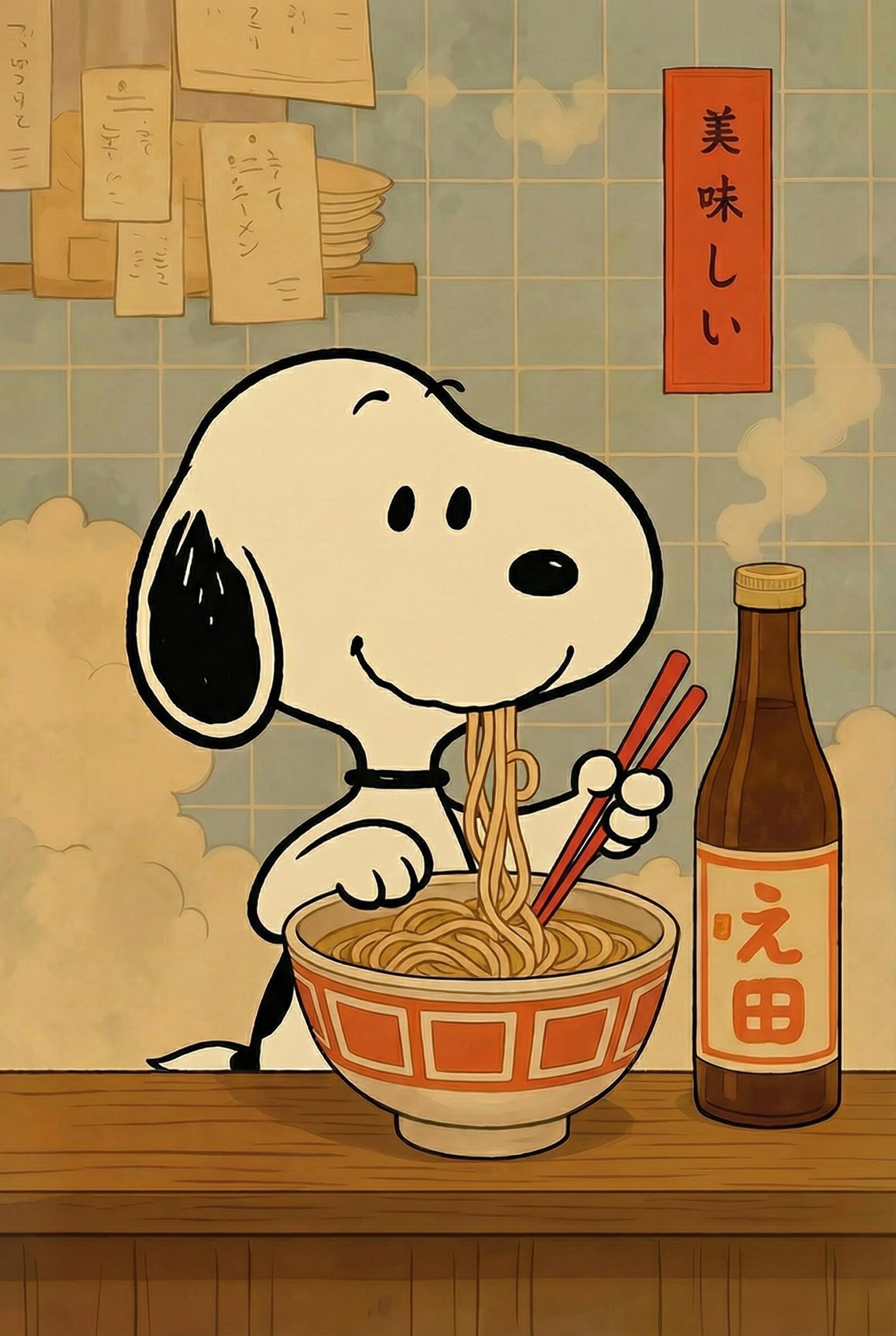 Snoopy Rice Cooker Snoopy Eating Rice Digital PNG Download - Etsy