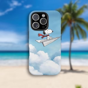 Funda para teléfono Snoopy Adventure, resistente, con diseño de dibujos animados, ideal para fans de Snoopy, protección duradera.