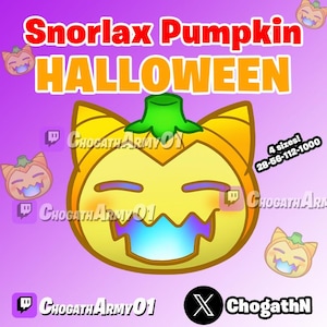 Pumpkin Snorlax HALLOWEEN - Etsy Exclusive - Snorlax Pumpkin