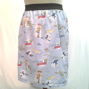 Disney/Pixar Toy Story Ladies Skirt from upcycled fabric-24&quot;-28&quot; waist