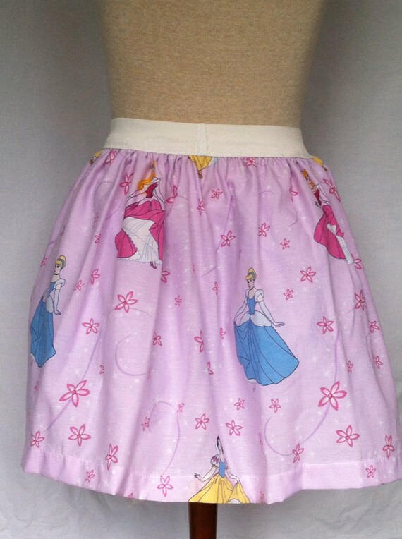 Fits 30-36 waist Disney Bambi Ladies Skirt from upcycled vintage fabric