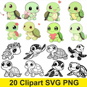 Turtle svg Bundle, Sea Turtle svg, Cute Sea Turtle svg, Baby Turtle svg, Ocean Turtle svg, png