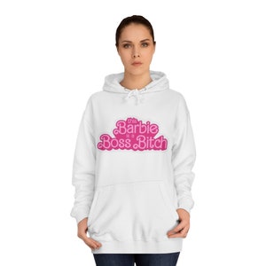 Barbie Logo Hoodie Etsy
