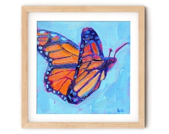 Butterfly Giclee Art Print: Vibrant Insect Wall Decor