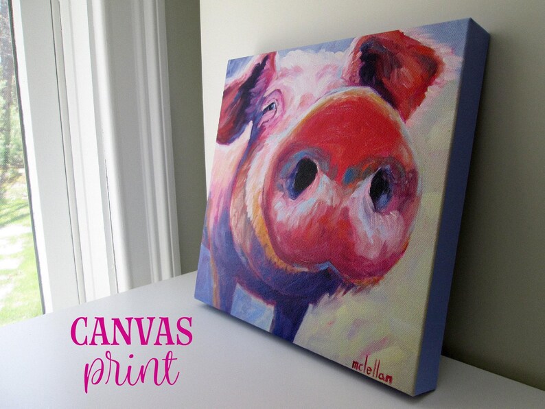 Colorful Cow Art Print: Farm Nursery Decor image 4