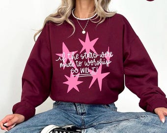 If The Stars Were Made To Worship Shirt,Christian Shirt,Jesus Shirt,Religious Shirt,Inspirational Shirt,Bible Quote Shirt,Religious gifts