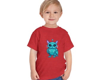 Futuristic Animal Cute Toddler Shirt Natural Kids Shirt Robot Toddler Shirt Robot Lover Robot Kids Shirt Shirt For Kids Toddler Shirts