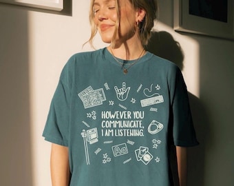 Everyone Communication Speechie AAC Bcba Aba Shirts,Speech Pathology Graduate,Sped Tee,Neurodiversity Gift,Special Education Shirt