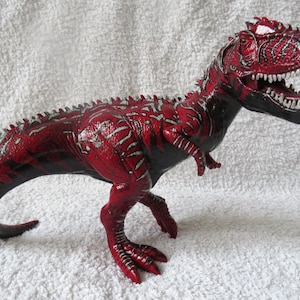 Red, Black&White R-Giga Style Custom Painted Giganotosaurus - Ark inspired