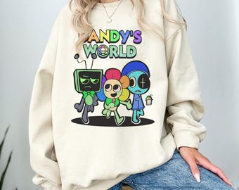 Dandy&#39;s World Hoodie, Gamer Shirt, Video Game Shirt, Gaming Shirt, Roblox Shirt,dandy&#39;s World Sweatshirt, Unisex Clothing