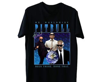Camiseta unisex vintage de Mr. Worldwide Pitbull