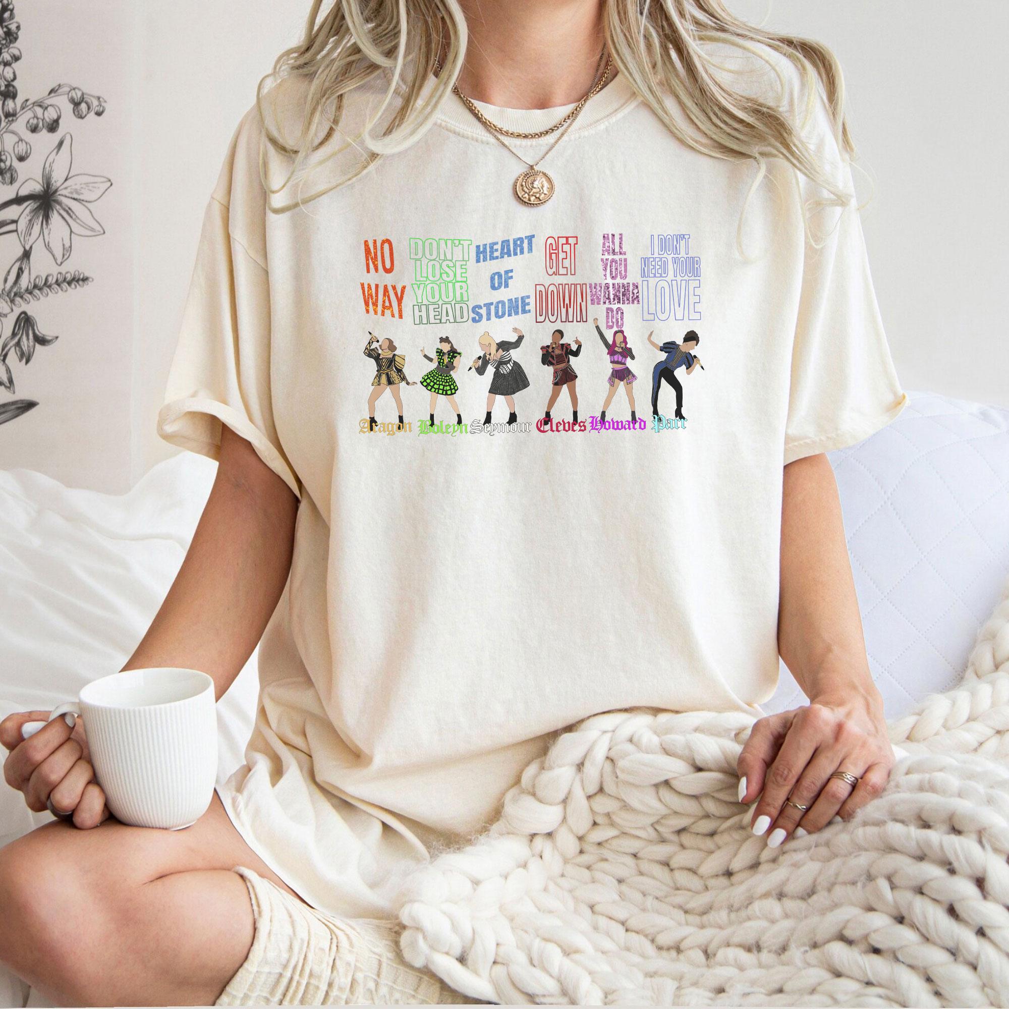 Six The Musical Shirt,  Broadway Musical, Musical Theatre Shirts, Broadway Sweatshirt, Six Musical Shirts, Henry Viii Wife Shirts, Unisex