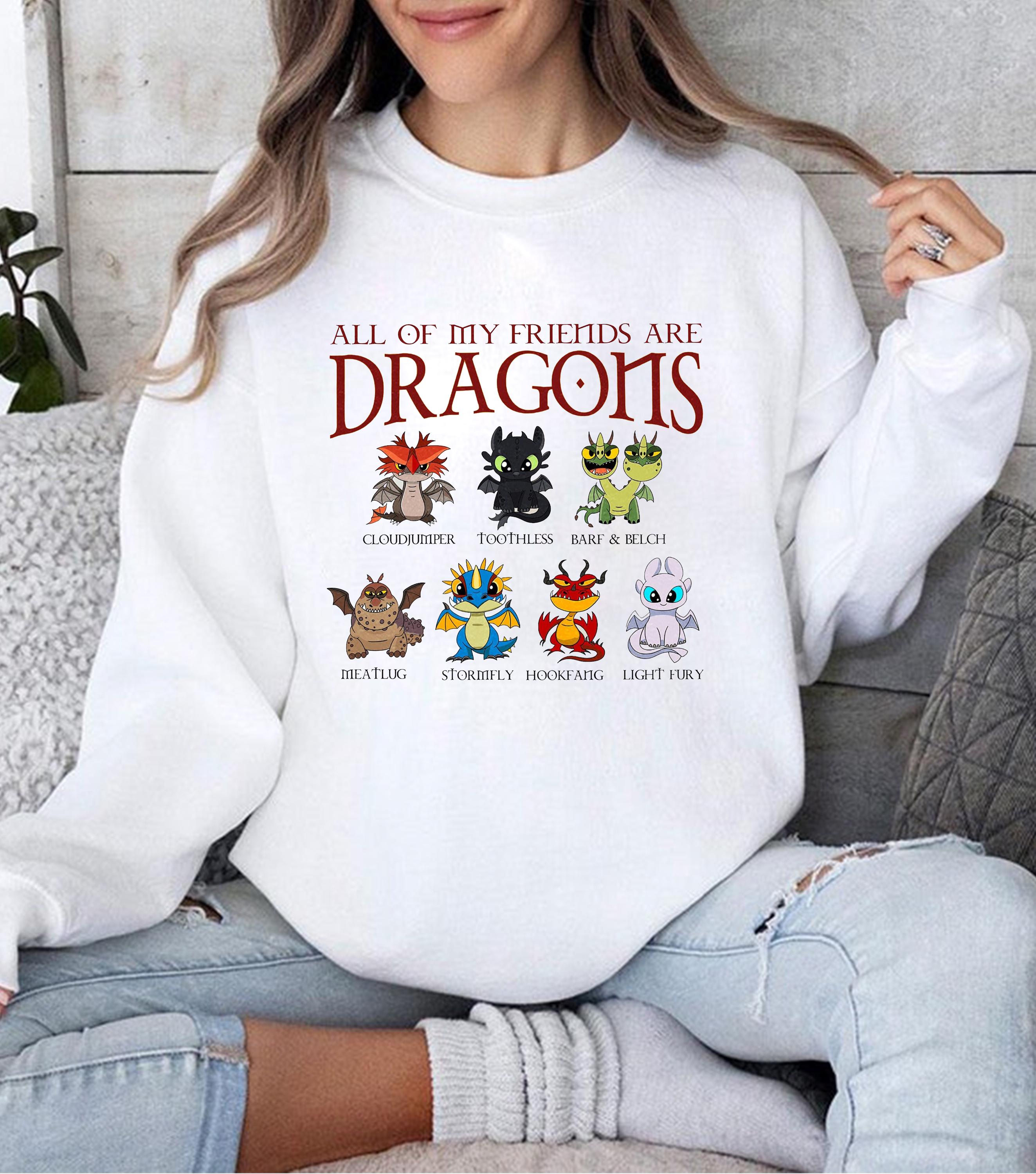 How To Train Your Dragon Shirt: Toothless & Friends Comfort Colors Tee