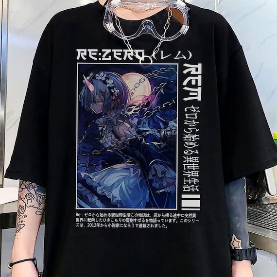 Rem Re Zero Shirt, Emilia, Reinhard, Rem, Subaru, Anime Shirt