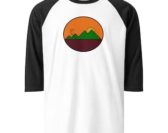 Bickle Knob Monongahela National Forest West Virginia 3/4 sleeve raglan shirt