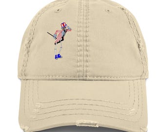 Uncle Sam Distressed Dad Hat