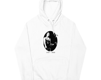 Bobby Weir Tribute on Front of Unisex eco raglan hoodie