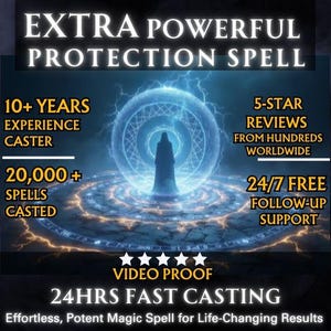 PREMIUM PROTECTION RITUAL | Curse Removal | Empath shield | Psychic Defense | Witch Protection | Energy Cleansing | Hex Breaker | Protection