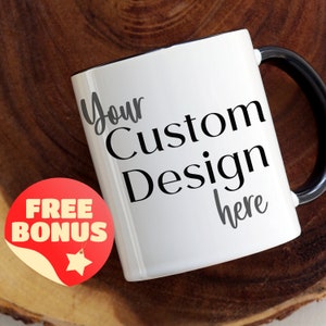 Custom Mug with personalization text Mug personalized text gift coffee mug custom logo customizable mug Custom design mug Custom coffee cup