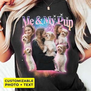 Custom Dog Shirt, Custom Dog Bootleg Shirt, Personalized Dog Bootleg Shirt, Custom Pet Shirt, bootleg dog shirt, Custom retro dog shirt gift