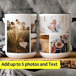 Personalized mug with photo coffee mug Custom coffee mug with picture personalized photo mug customized photo mug cup with image mug photo