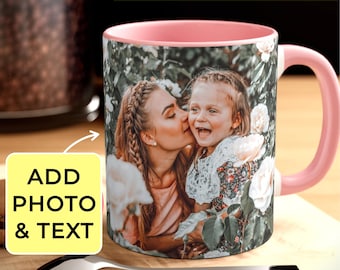Custom Photo Coffee Mug with personalization for Mothers day mug Personalized image mug for Mom Picture gift mug for Mom gift custom cup